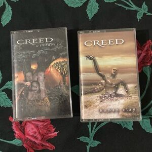 2 CREED CASSETTE TAPES